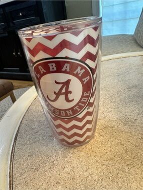 Alabama Crimson Tide Chevron Tervis Tumbler - Crimson & White 16 ounce new never